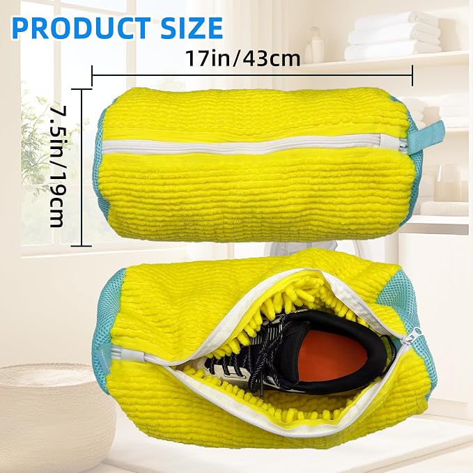 Microfiber Shoe Wash Bag