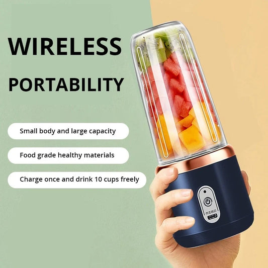 2 in 1 Rechargeable Portable USB Juicer With Free Shipping