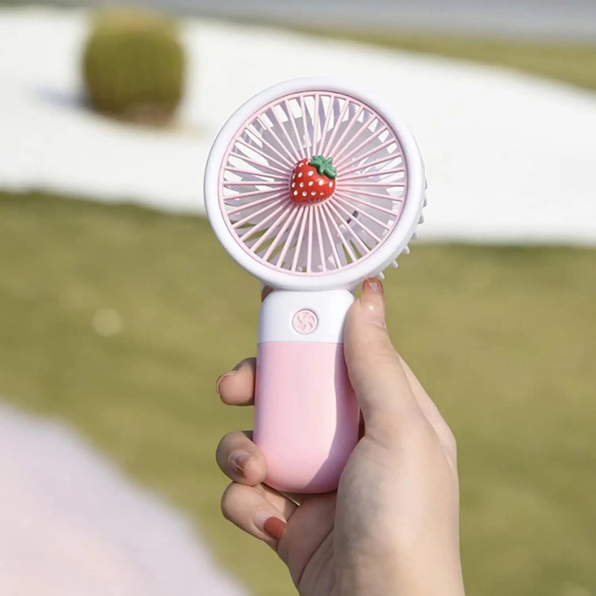 Mini Portable Handheld Rechargeable Fan | 3 Speed Pocket Fan with Adjustable Airflow for Home, Office & Travel
