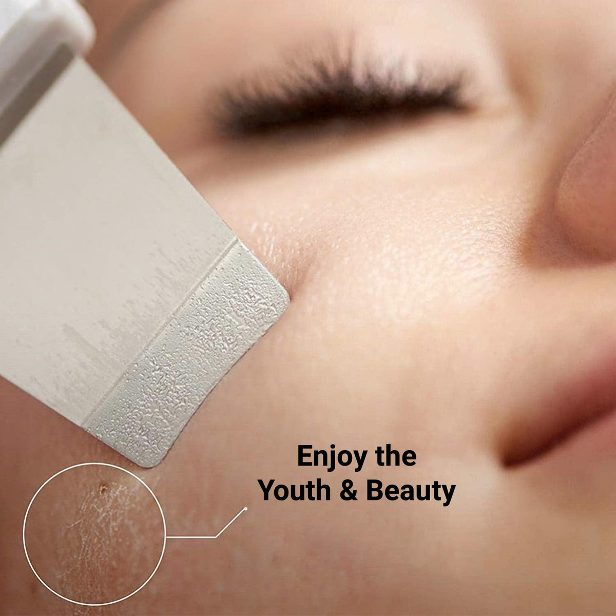 Ultrasonic Skin Spatula Facial Skin Scrubber – Deep Cleansing - Free Shipping