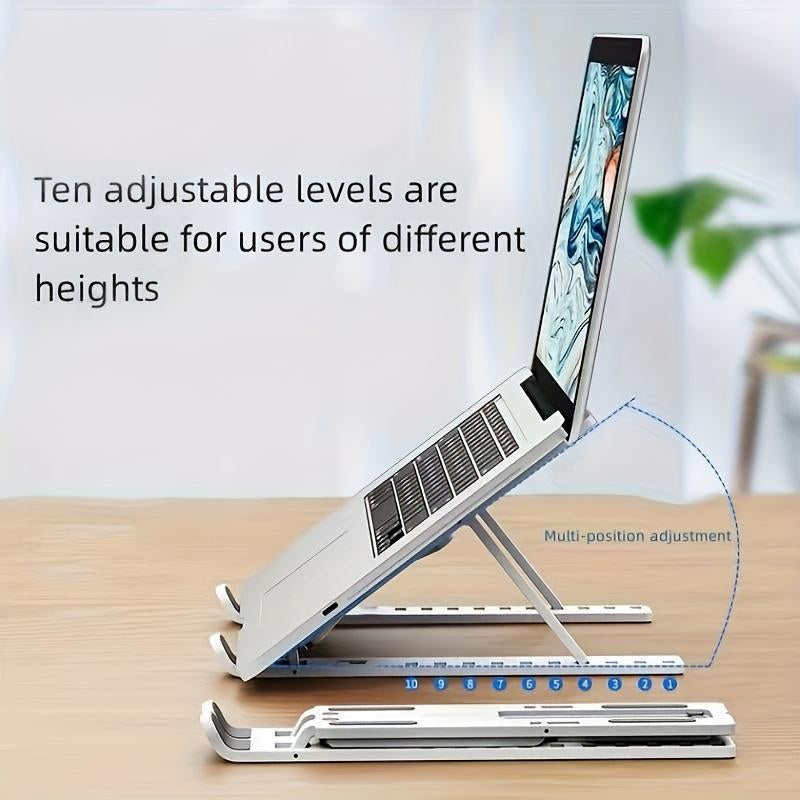 Foldable Adjustable Aluminum Laptop Stand With Free Shipping
