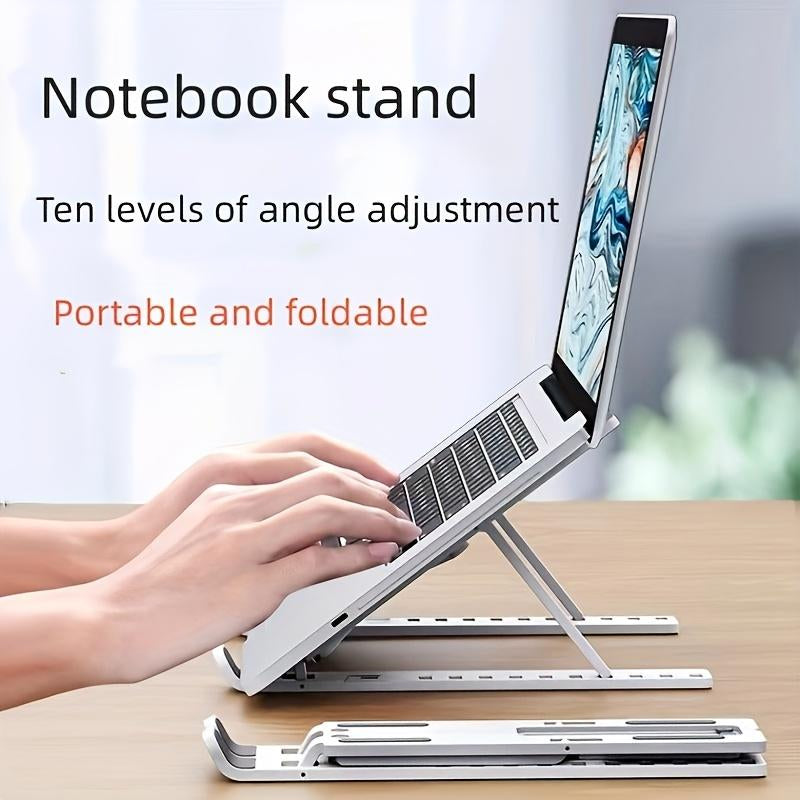 Foldable Adjustable Aluminum Laptop Stand With Free Shipping