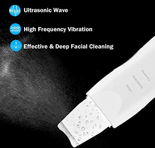 Ultrasonic Skin Spatula Facial Skin Scrubber – Deep Cleansing - Free Shipping