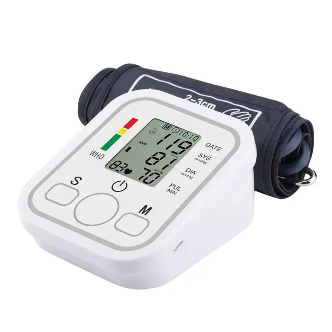 Digital Blood Pressure Monitor for Home Use – Automatic Upper Arm BP Machine with Large LCD Display with Free Shipping