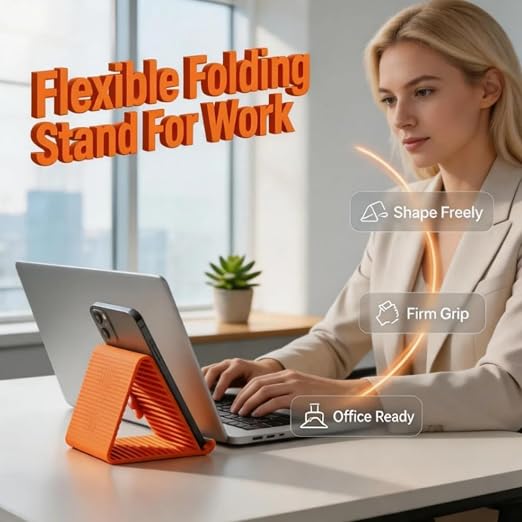 Trending Portable Rollable Bendable Soft Silicone Multi-Angle Stand For Devices