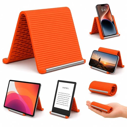 Trending Portable Rollable Bendable Soft Silicone Multi-Angle Stand For Devices
