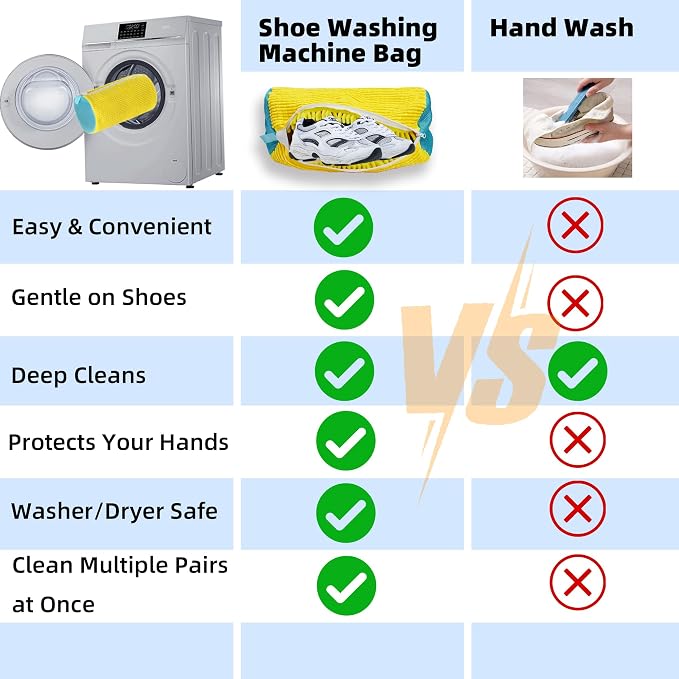 Microfiber Shoe Wash Bag
