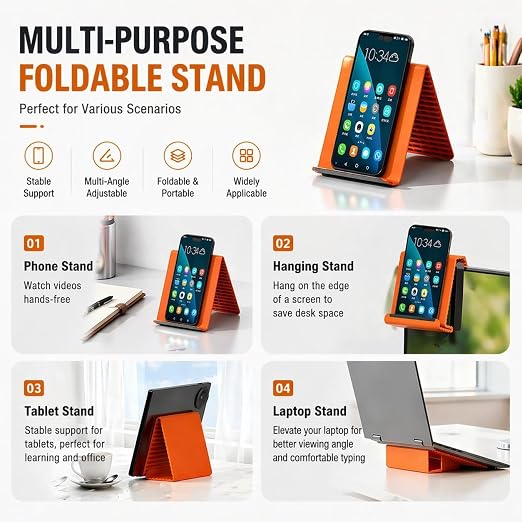 Trending Portable Rollable Bendable Soft Silicone Multi-Angle Stand For Devices