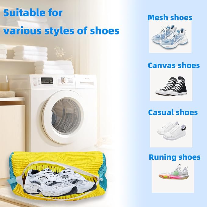 Microfiber Shoe Wash Bag