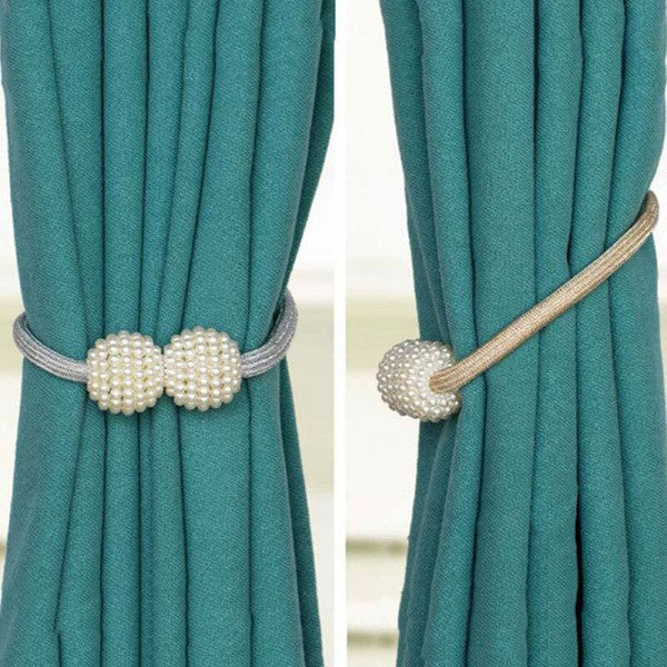 2 PCS Magnetic Curtain Tiebacks European Style Drapery Holders