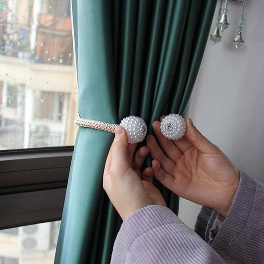2 PCS Magnetic Curtain Tiebacks European Style Drapery Holders